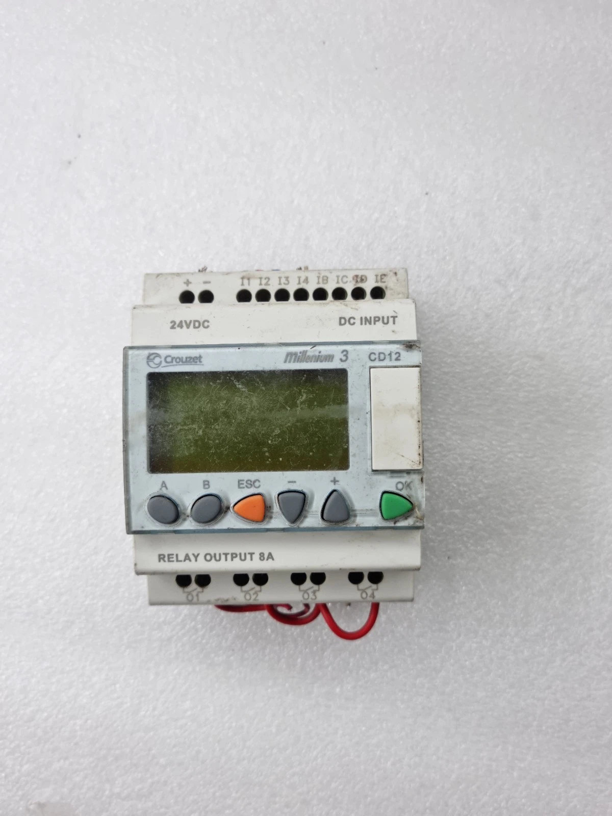 (Used Working) Crouzet CD12 88970041 24VDC Millenium 3 Plc Controller